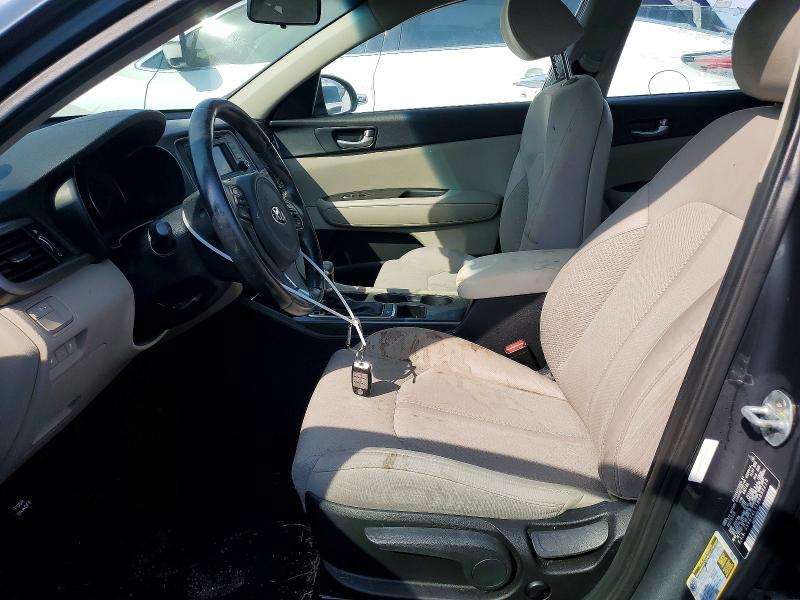 Photo 7 from auction – 2016 KIA OPTIMA with VIN 5XXGT4L11GG032210
