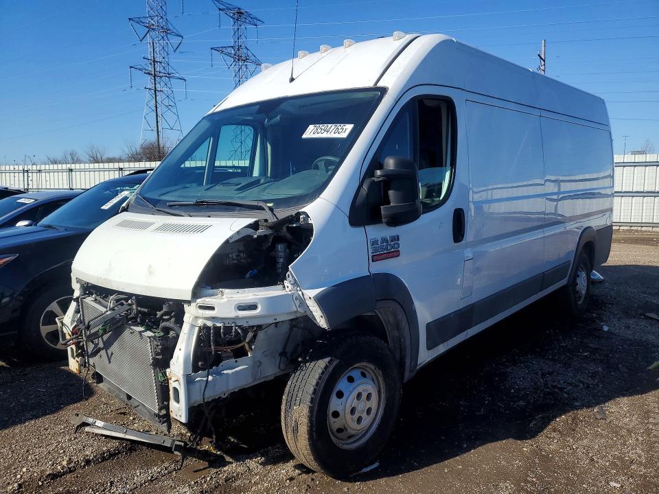 RAM PROMASTER 3500 2017 with VIN 3C6URVJG9HE501463 - Photo from auction
