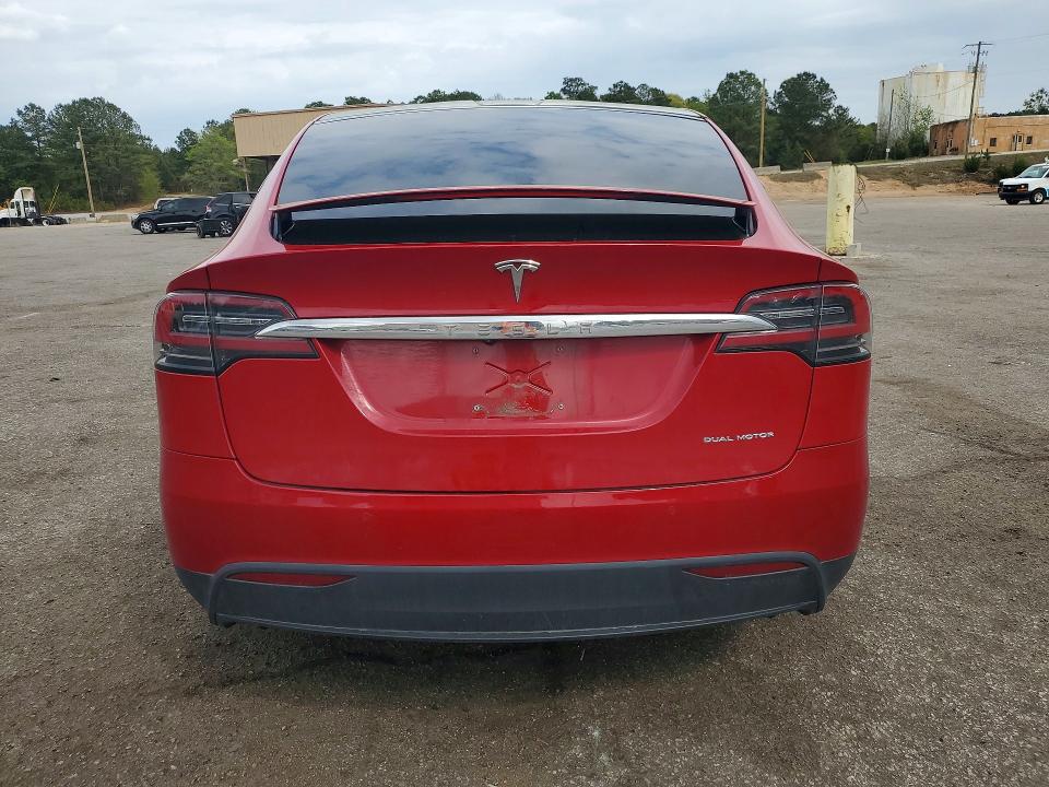 Photo 6 from auction – 2021 TESLA MODEL X with VIN 5YJXCAE27MF324544