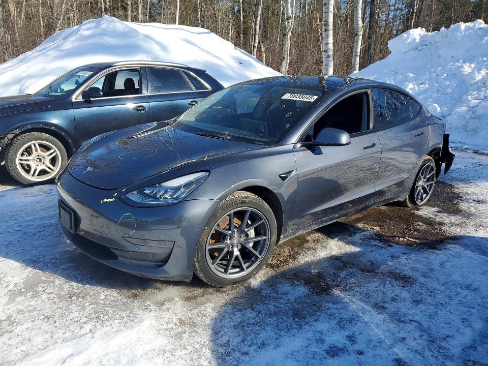 TESLA MODEL 3 2022 with VIN 5YJ3E1EA1NF258039 - Photo from auction