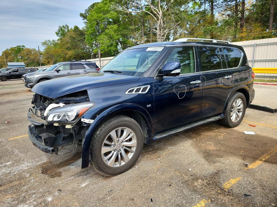 INFINITI QX80 2016 with VIN JN8AZ2NF5G9610568 - Photo from auction