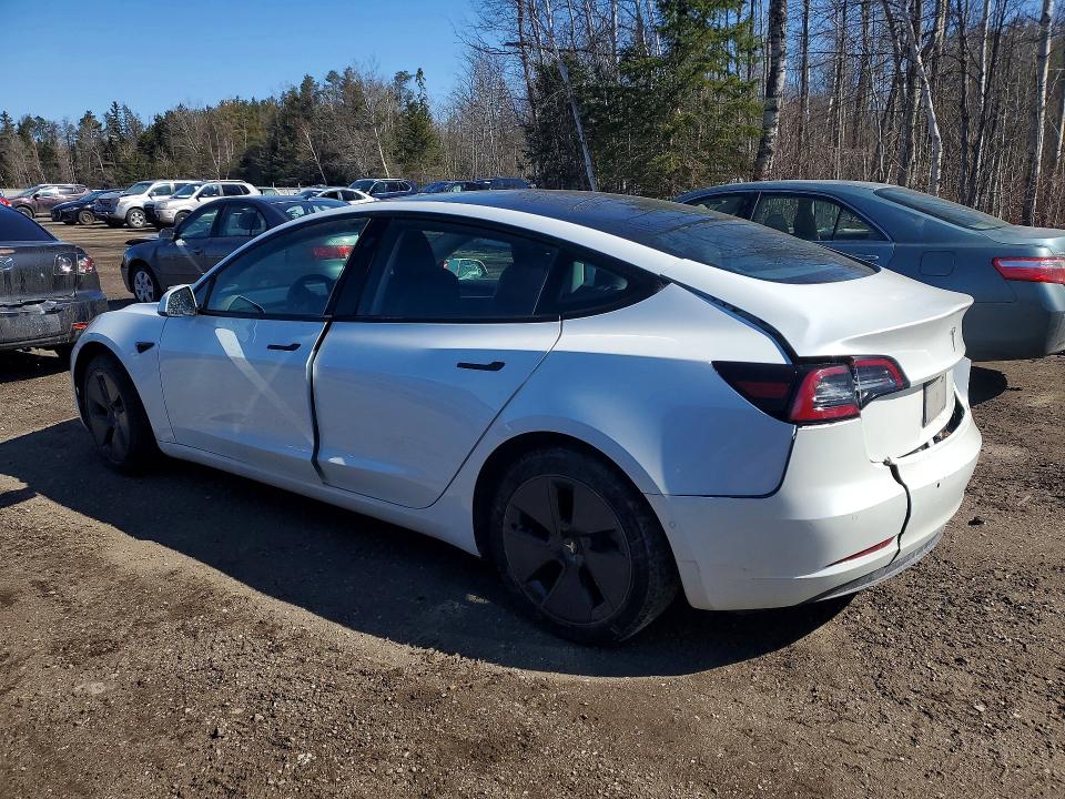 Photo 2 from auction – 2022 TESLA MODEL 3 STANDARD RAN with VIN 5YJ3E1EA6NF168756