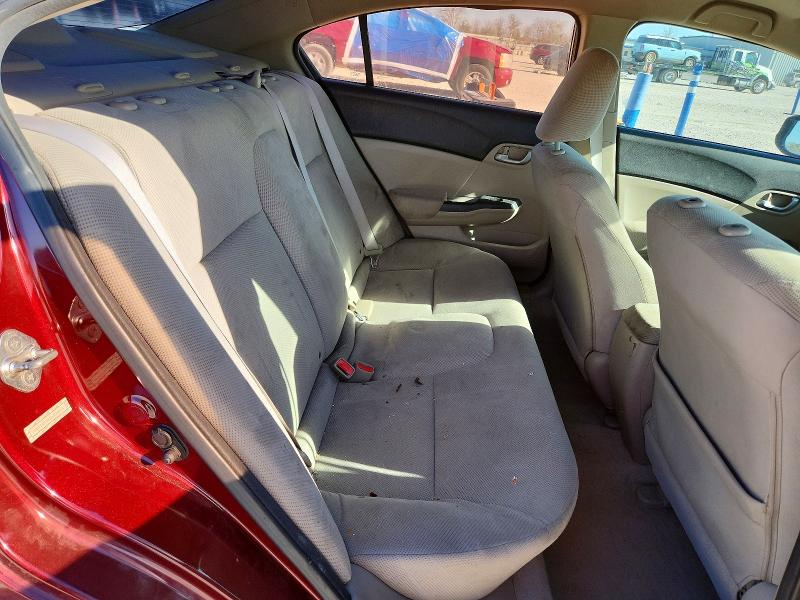 Photo 10 from auction – 2012 HONDA CIVIC with VIN 2HGFB2F5XCH534014