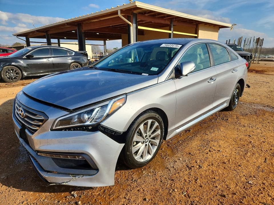 HYUNDAI SONATA 2016 with VIN 5NPE34AF1GH418636 - Photo from auction