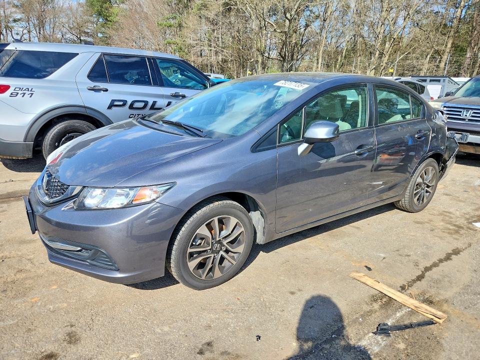 HONDA CIVIC 2013 with VIN 19XFB2F87DE265847 - Photo from auction