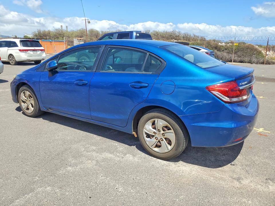 Photo 2 from auction – 2013 HONDA CIVIC with VIN 2HGFB2F54DH560979