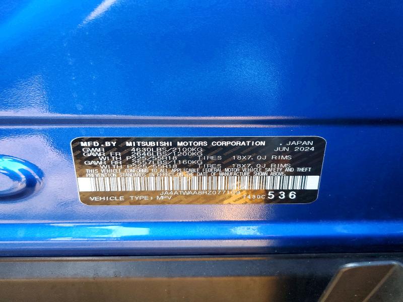 Photo 14 from auction – 2024 MITSUBISHI ECLIPSE CROSS with VIN JA4ATWAA8RZ077109
