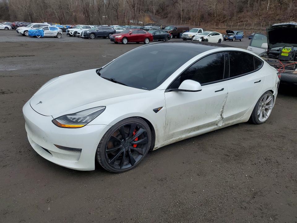 TESLA MODEL 3 2020 with VIN 5YJ3E1EC1LF715057 - Photo from auction