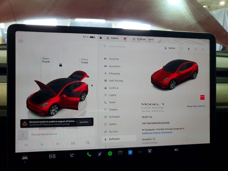 Photo 9 from auction – 2024 TESLA MODEL Y with VIN 7SAYGDEE0RA283296