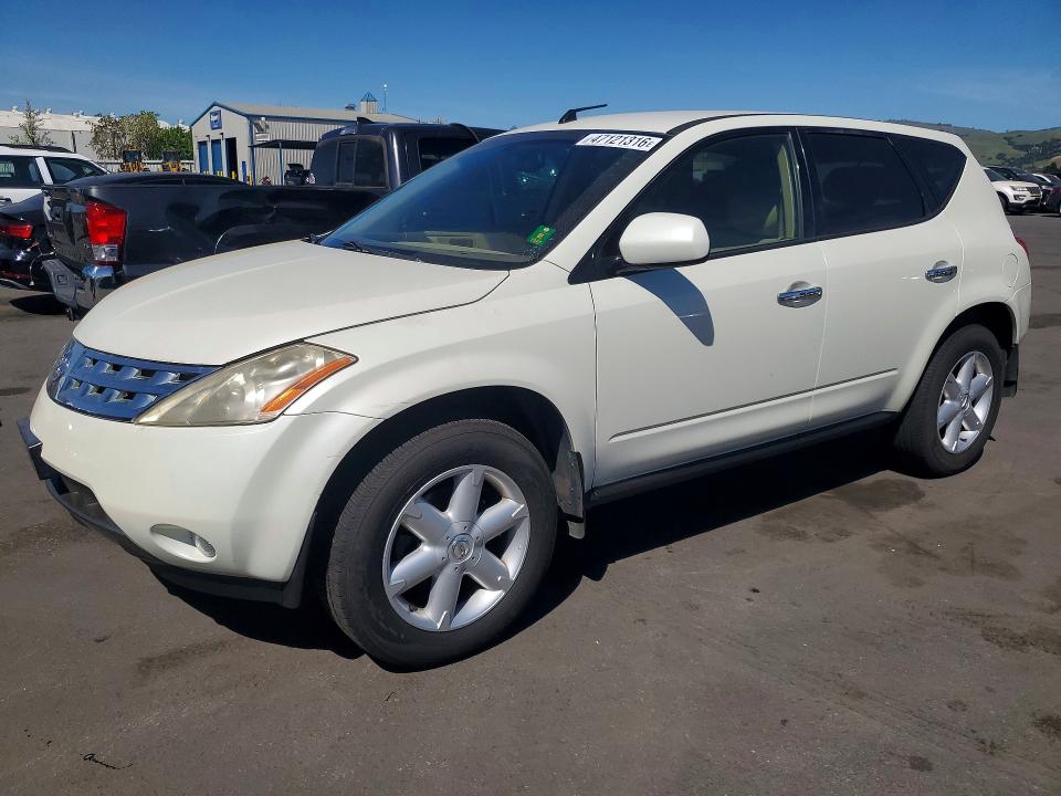Photo 1 from auction – 2003 NISSAN MURANO with VIN JN8AZ08W83W227610