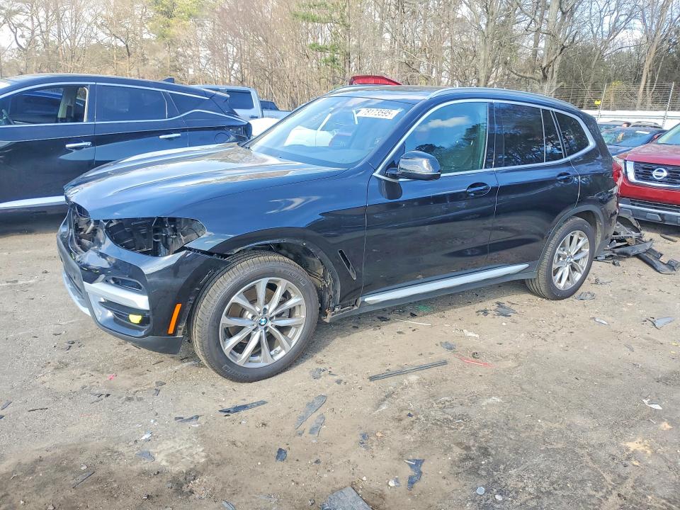 BMW X3 2019 with VIN 5UXTR7C55KLF35184 - Photo from auction