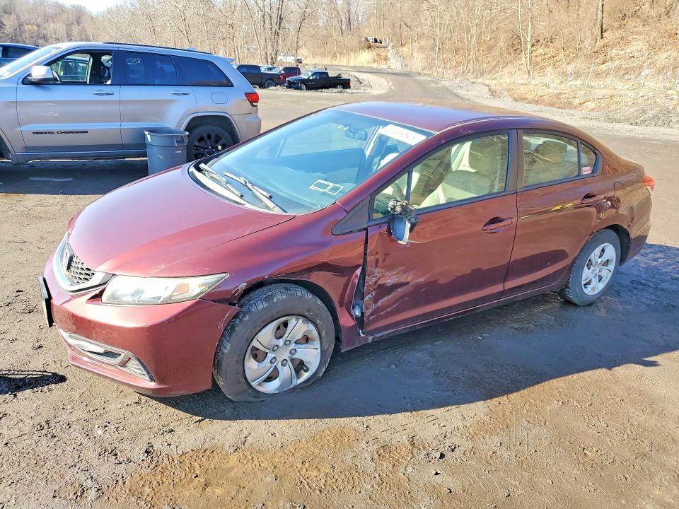 HONDA CIVIC 2014 with VIN 19XFB2F57EE255231 - Photo from auction
