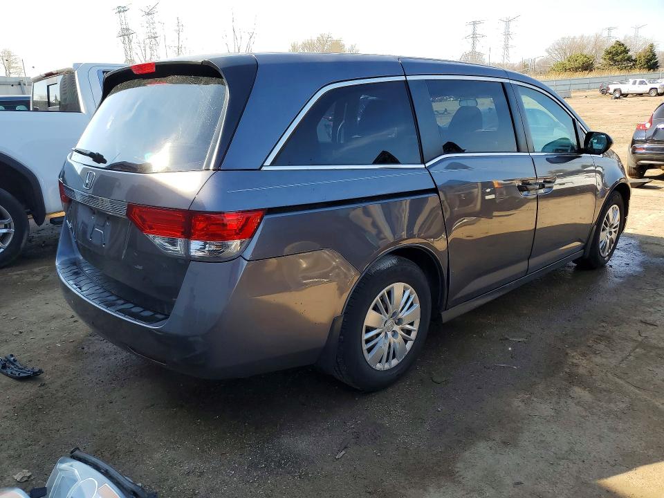 Photo 3 from auction – 2015 HONDA ODYSSEY with VIN 5FNRL5H22FB095494