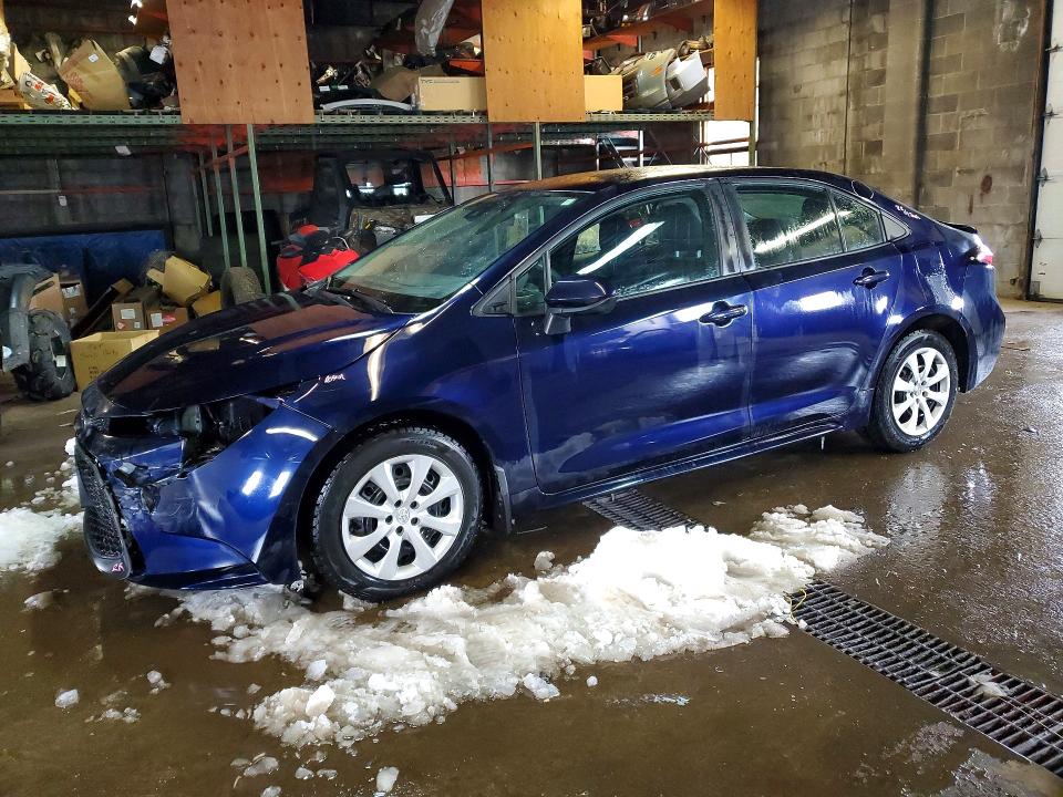 TOYOTA COROLLA 2022 with VIN 5YFBPMBE5NP371947 - Photo from auction