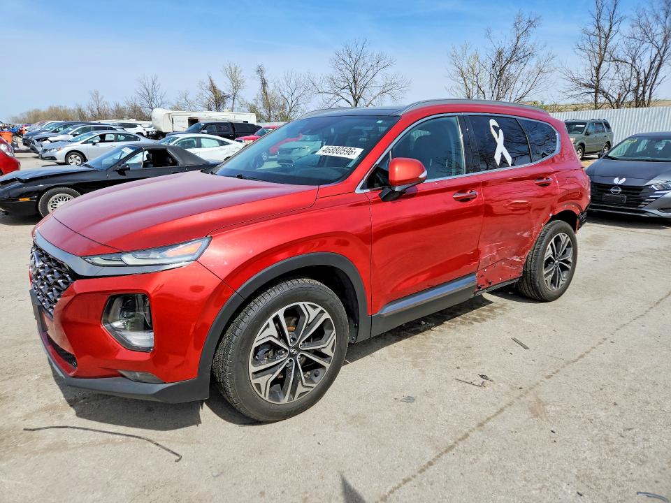 HYUNDAI SANTA FE 2019 with VIN 5NMS53AA2KH022488 - Photo from auction