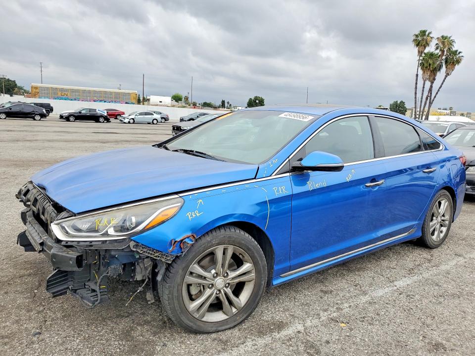 HYUNDAI SONATA 2018 with VIN 5NPE34AF4JH604730 - Photo from auction