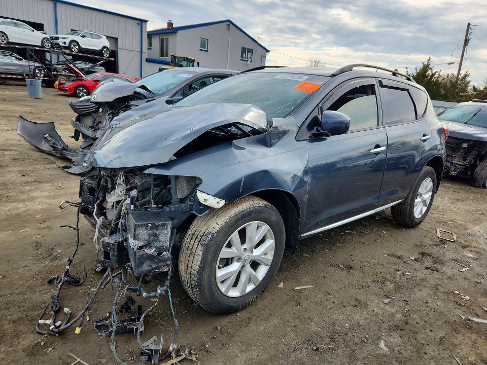NISSAN MURANO 2014 with VIN JN8AZ1MW2EW519834 - Photo from auction
