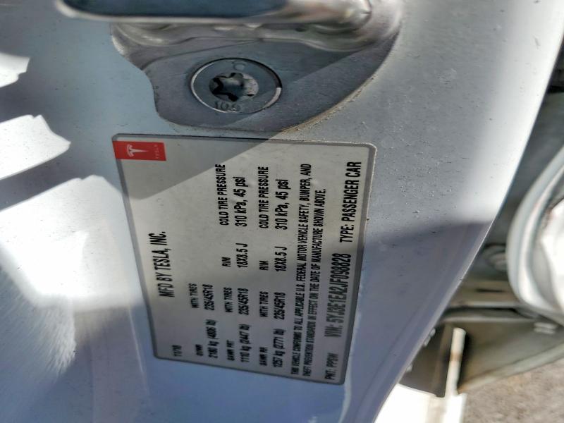 Photo 14 from auction – 2018 TESLA MODEL 3 with VIN 5YJ3E1EA2JF098828