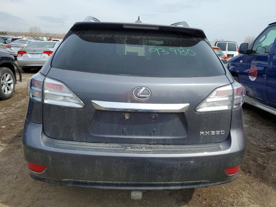 Photo 6 from auction – 2012 LEXUS RX350 4DR AWD with VIN 2T2BK1BA6CC121412