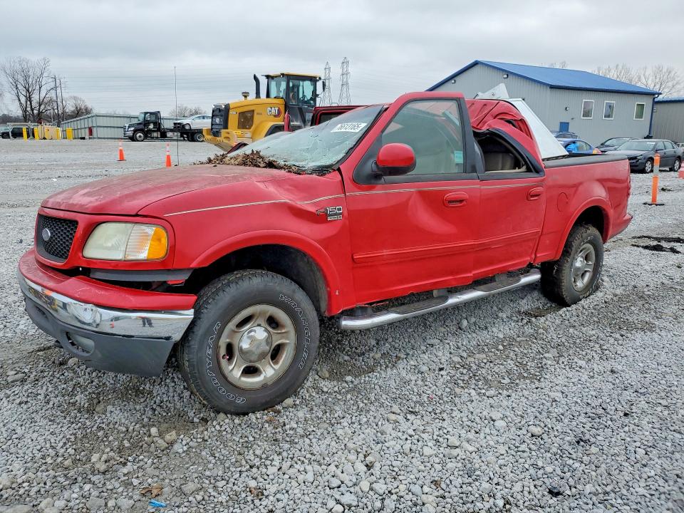 FORD F150 2002 with VIN 1FTRW08L02KD58954 - Photo from auction