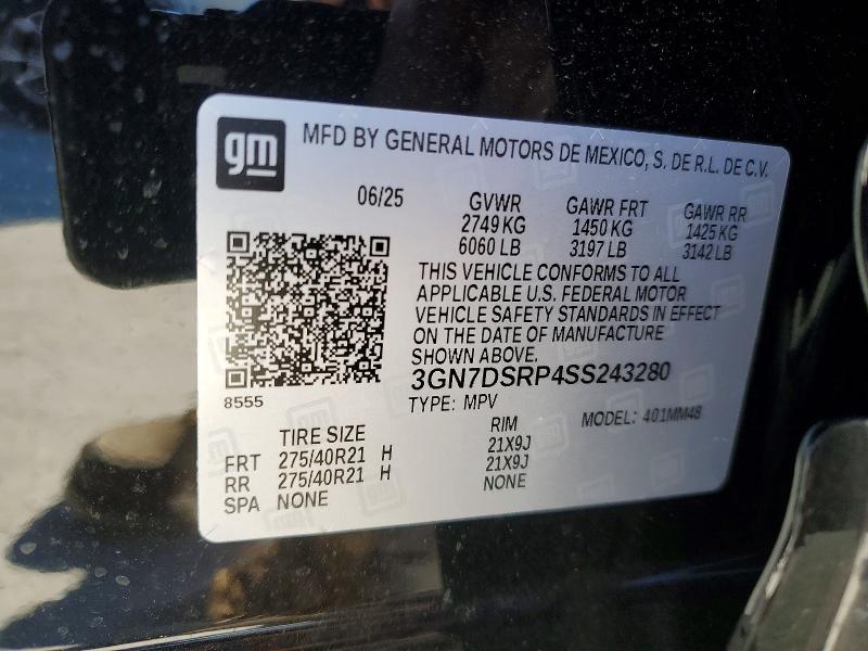 Photo 14 from auction – 2025 CHEVROLET EQUINOX with VIN 3GN7DSRP4SS243280