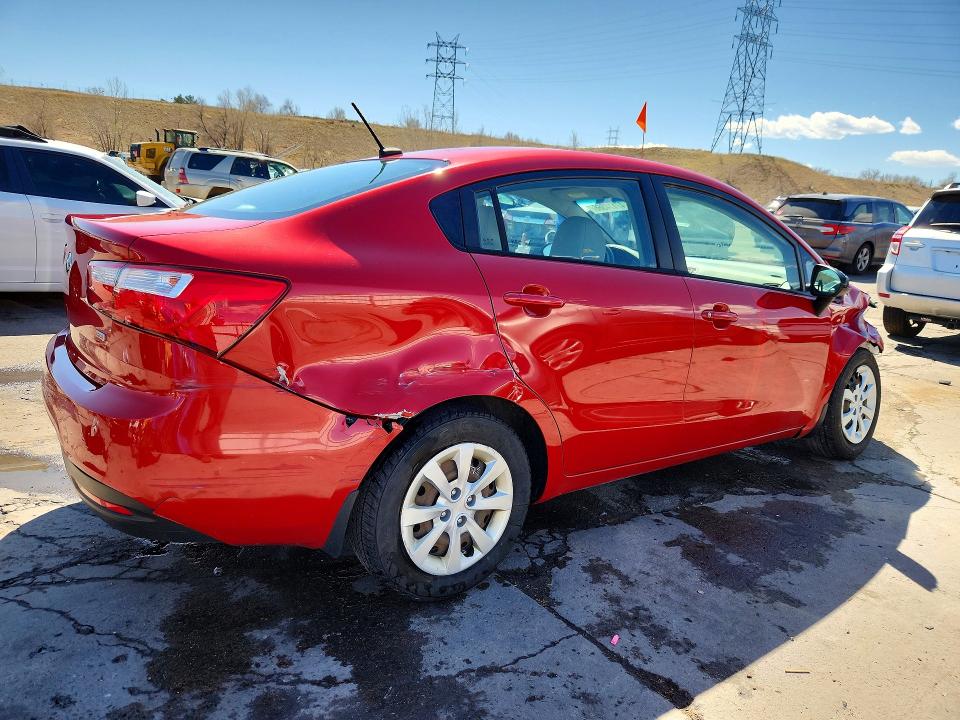Photo 3 from auction – 2013 KIA RIO with VIN KNADM4A35D6309985
