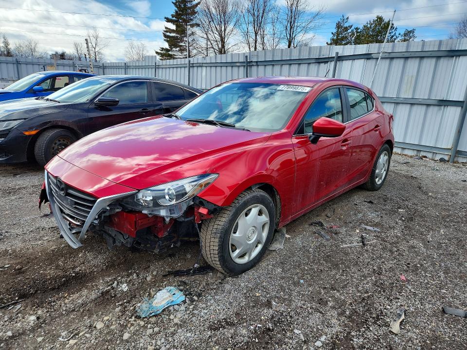 MAZDA 3 2015 with VIN 3MZBM1L70FM184404 - Photo from auction