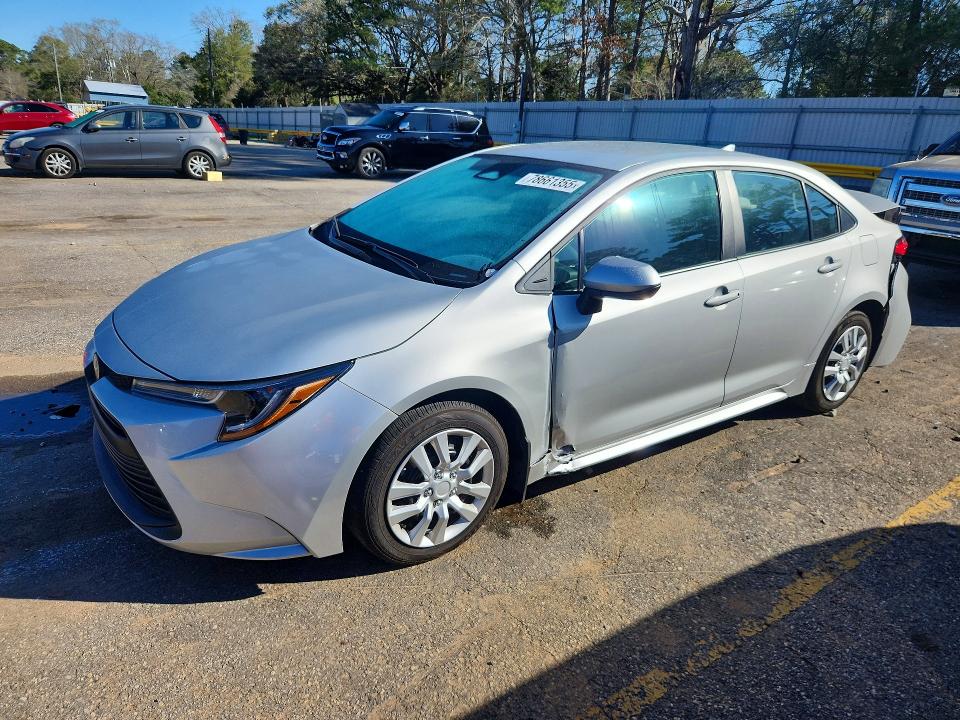 TOYOTA COROLLA 2025 with VIN 5YFB4MDE3SP263988 - Photo from auction