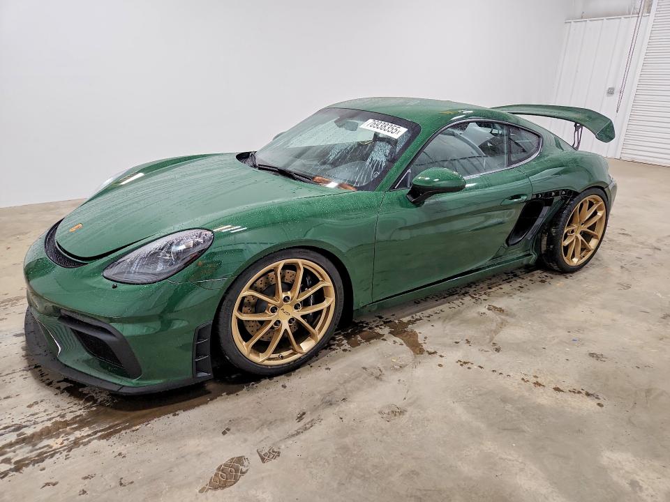 PORSCHE CAYMAN 2022 with VIN WP0AC2A87NS275579 - Photo from auction