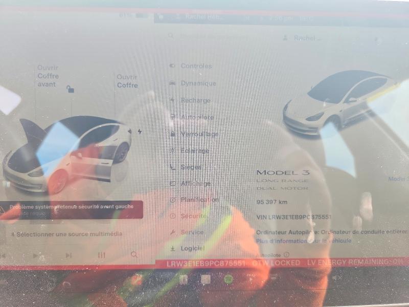 Photo 9 from auction – 2023 TESLA MODEL 3 with VIN LRW3E1EB9PC875551