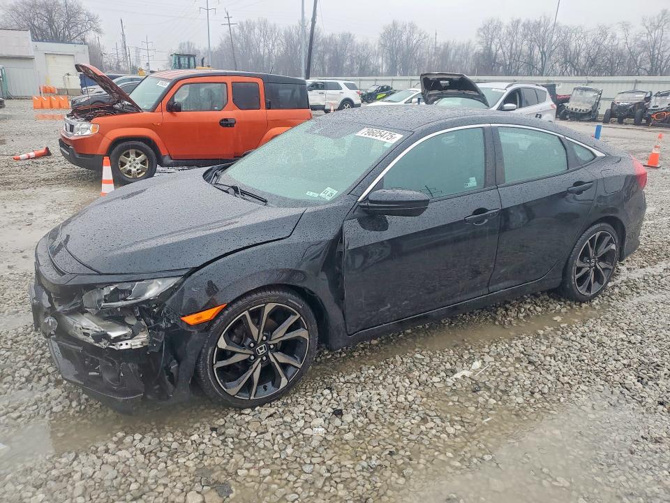 Photo 1 from auction – 2020 HONDA CIVIC with VIN 2HGFC2F85LH590224