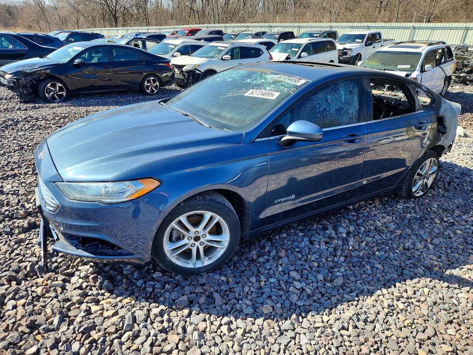 FORD FUSION 2018 with VIN 3FA6P0LU7JR101791 - Photo from auction