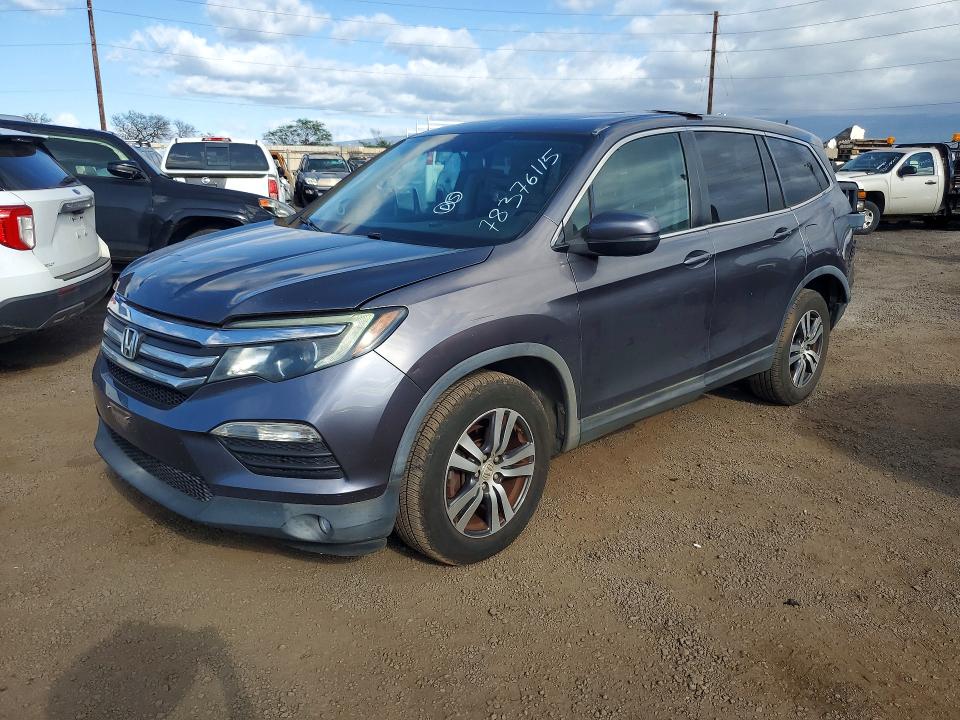 HONDA PILOT 2016 with VIN 5FNYF5H70GB010460 - Photo from auction
