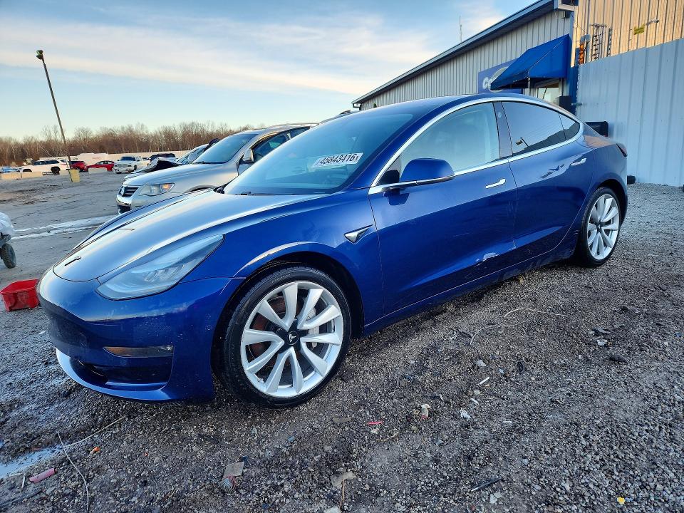 TESLA MODEL 3 2018 with VIN 5YJ3E1EB0JF054786 - Photo from auction