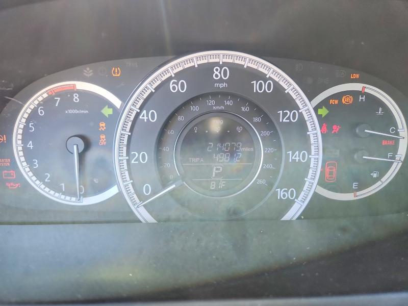 Photo 9 from auction – 2014 HONDA ACCORD with VIN 1HGCR2F88EA198857