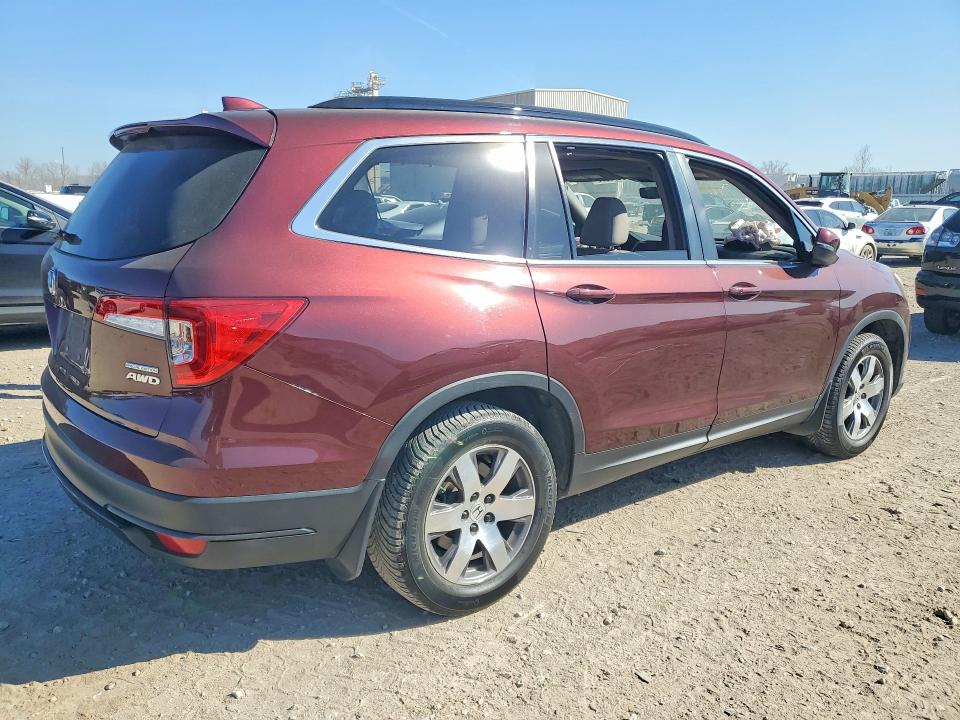Photo 3 from auction – 2022 HONDA PILOT with VIN 5FNYF6H26NB100137