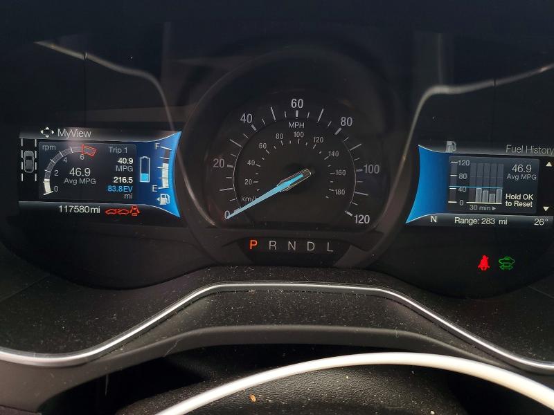 Photo 9 from auction – 2017 FORD FUSION with VIN 3FA6P0SU4HR191624