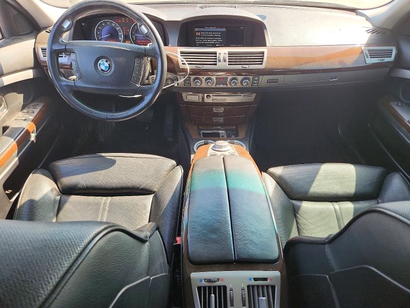 Photo 8 from auction – 2007 BMW 750 with VIN WBAHN83577DT69853