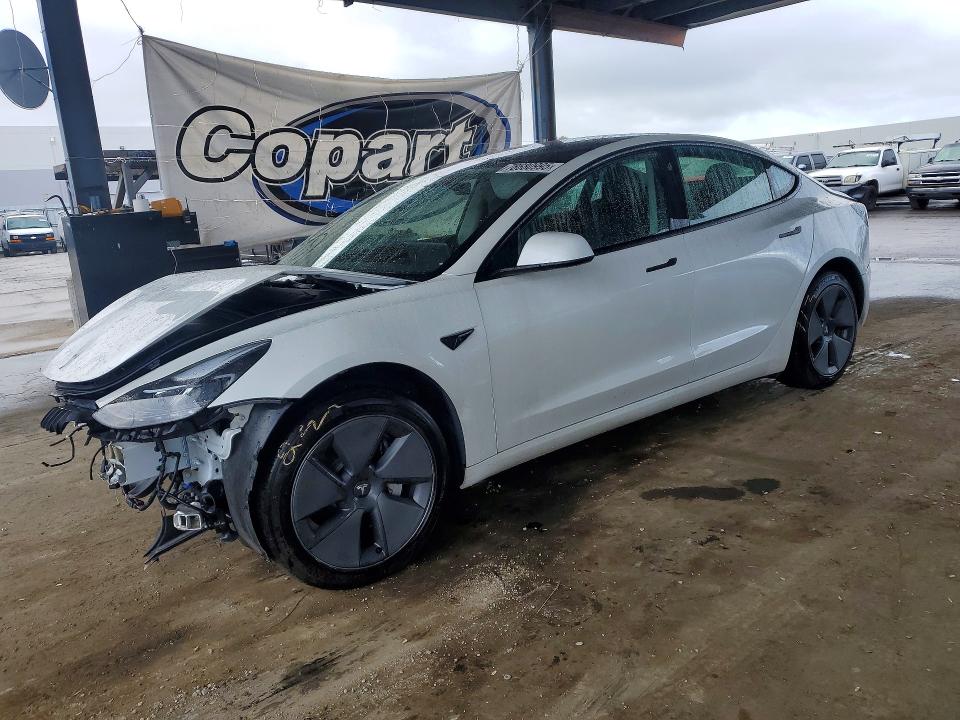 TESLA MODEL 3 2023 with VIN 5YJ3E1EA9PF555448 - Photo from auction