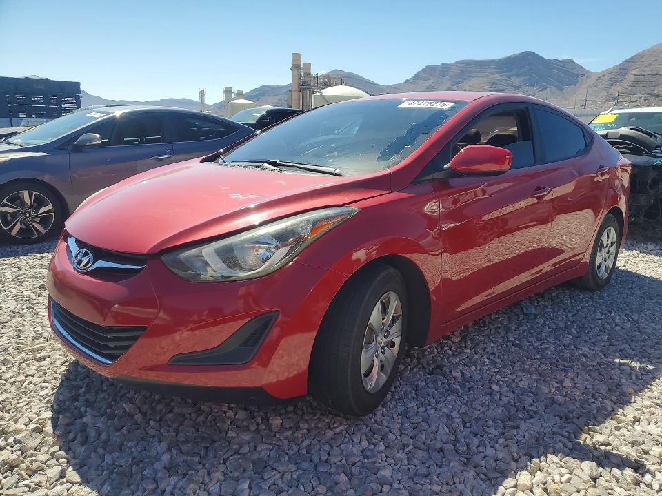 HYUNDAI ELANTRA 2016 with VIN KMHDH4AE0GU511086 - Photo from auction
