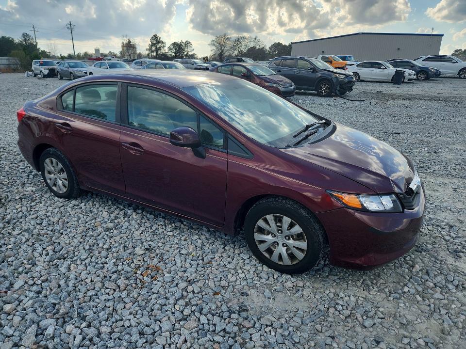 Photo 4 from auction – 2012 HONDA CIVIC with VIN 2HGFB2F5XCH596223