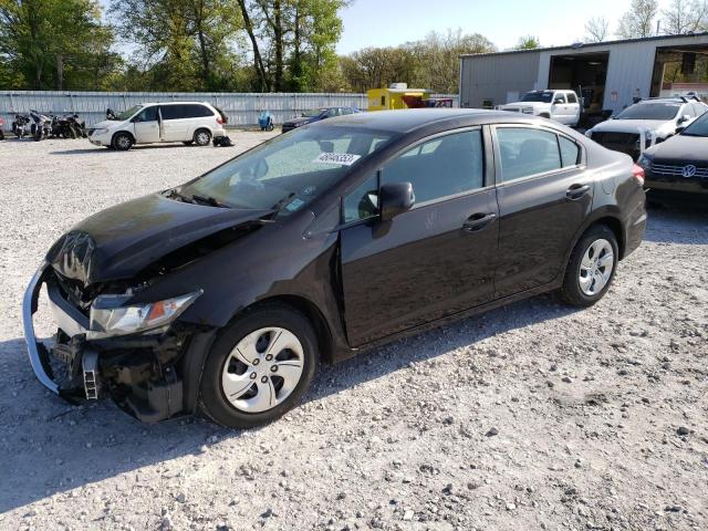 HONDA CIVIC LX 2013 with VIN 2HGFB2F50DH583143 - Photo from auction
