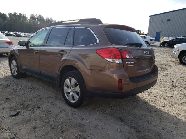 Photo 2 from auction – 2011 SUBARU OUTBACK 2. with VIN 4S4BRBGC7B3310931