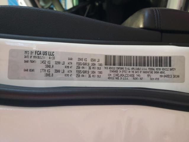 Photo 14 from auction – 2018 DODGE DURANGO SX with VIN 1C4RDJAG4JC314036