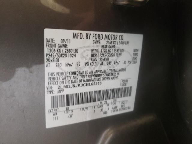 Photo 14 from auction – 2012 LINCOLN MKX with VIN 2LMDJ6JK3CBL05318