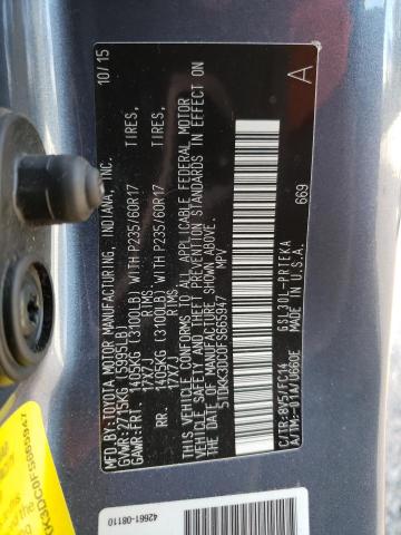Photo 14 from auction – 2015 TOYOTA SIENNA LE with VIN 5TDKK3DC0FS665947