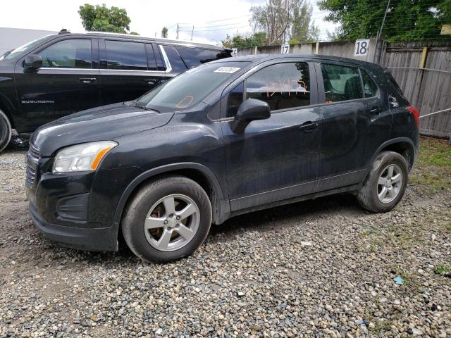 CHEVROLET TRAX 1LS 2015 with VIN KL7CJPSB6FB253335 - Photo from auction