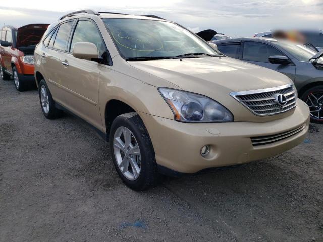 LEXUS RX 400H 2008 with VIN JTJHW31U582044058 - Photo from auction