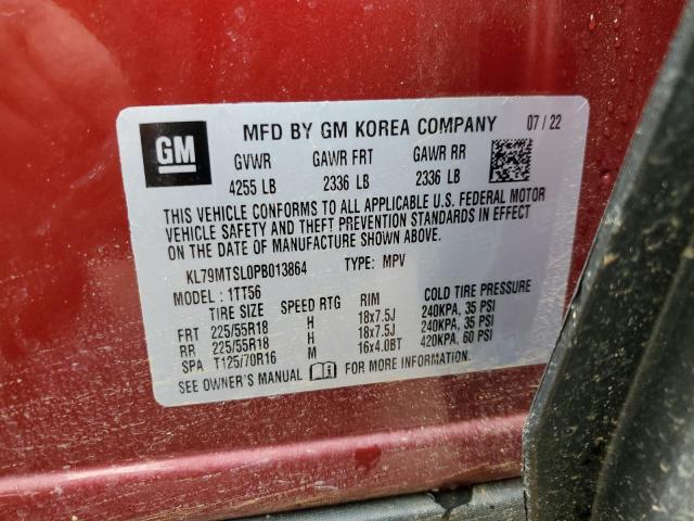 Photo 14 from auction – 2023 CHEVROLET TRAILBLAZE with VIN KL79MTSL0PB013864
