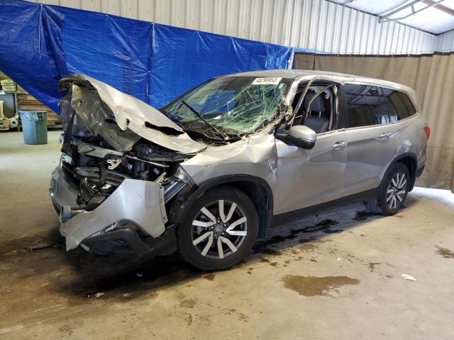 HONDA PILOT EX 2021 with VIN 5FNYF5H36MB038739 - Photo from auction
